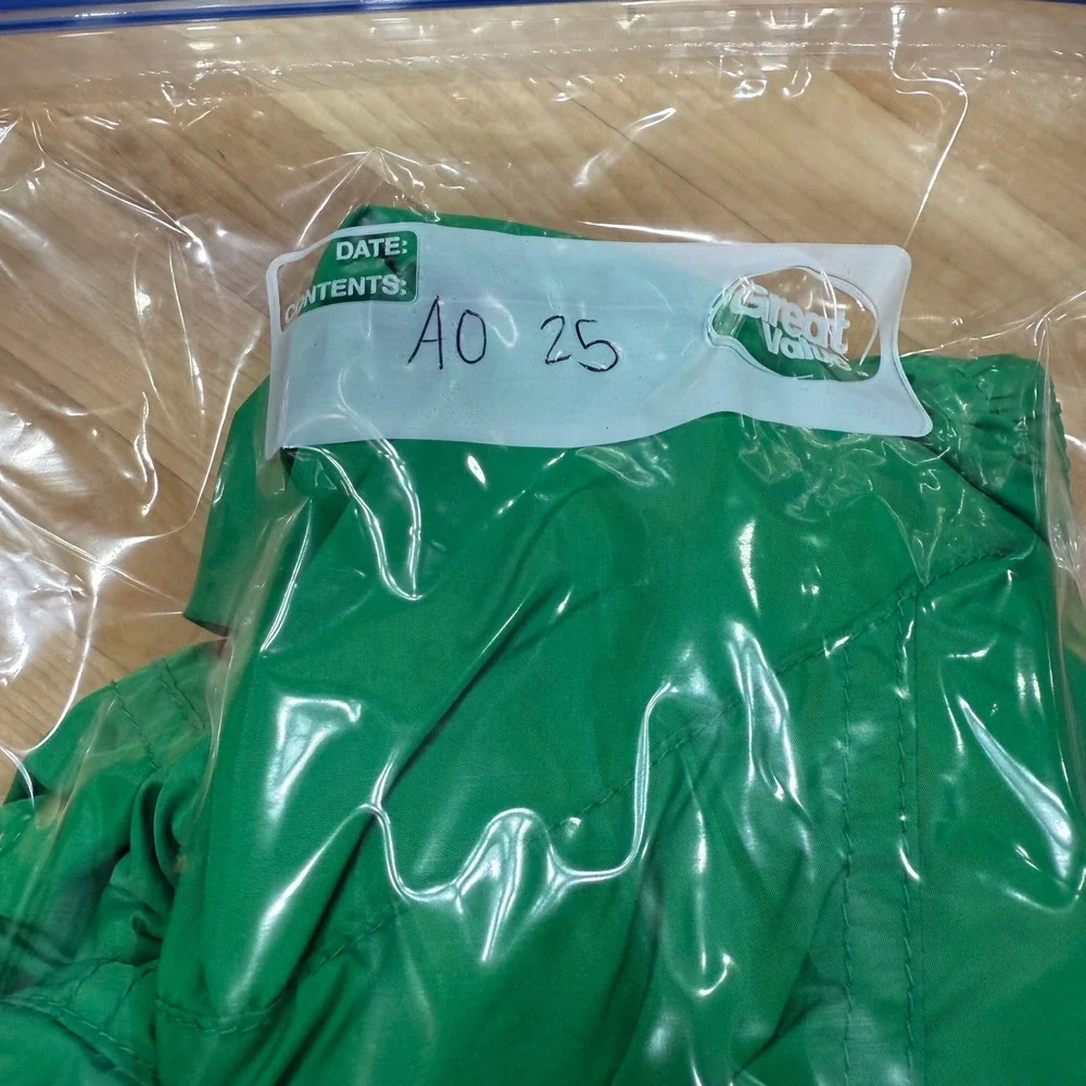 Gap Kids‎ Green Hooded Windbreaker Jacket Zip Up Jersey Lined XS 4-5 Regular